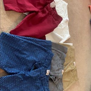 Women’s. Cropped dress pAnt  lot 5 pairs size 4-6